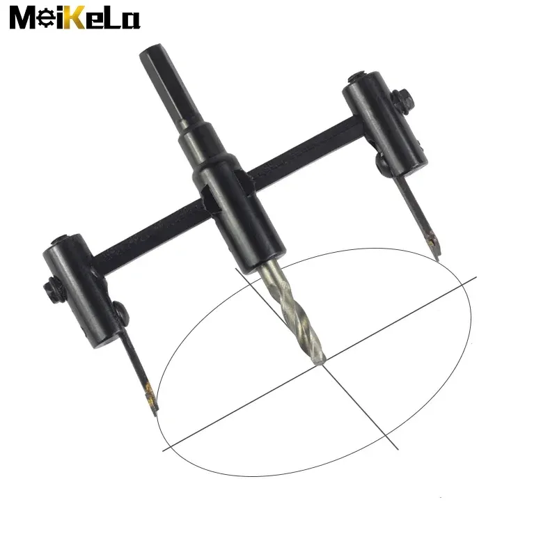 Adjustable Circle Hole Cutter Wood Drywall Drill Bit Saw Round Cutting Blade Aircraft Type DIY Tool