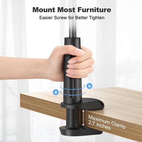 Gooseneck Cell Phone Holder Universal 360 Flexible Phone Stand Lazy Bracket Mount Long Arms Clamp