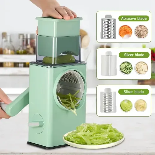 Multifunctional Vegetable Slicer Cutter Chopper Graters Shredders Fruit Rotary handle Not Hurting Your Hands Kitchen Tool
