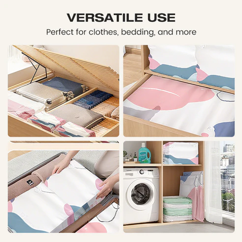 2 pieces No-Pump 3D Vacuum Storage Bags
