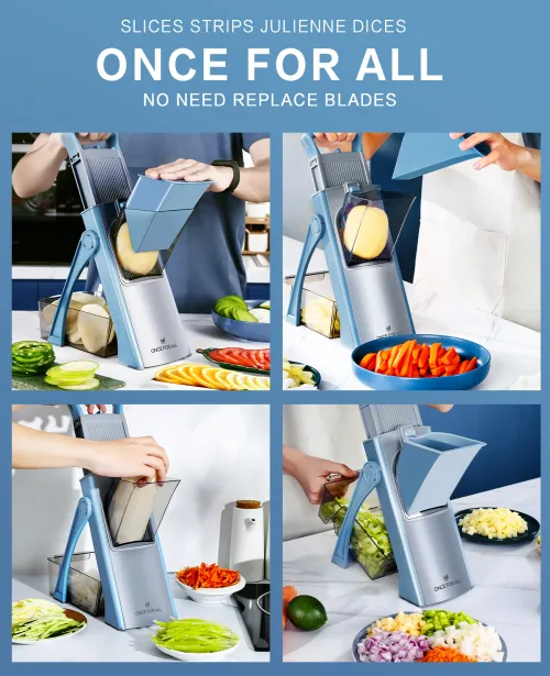 High-Quality Manual Mandoline Slicer – Perfect Vegetable & Food Chopper
