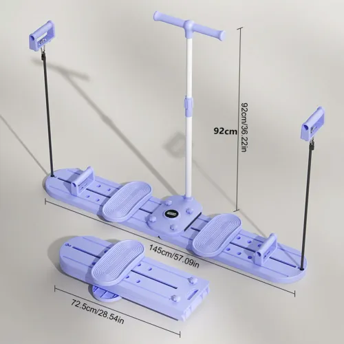Foldable Fitness Simulated Ski Trainer