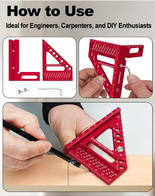 🔥3D Multi-angle Carpenter Square Scriber