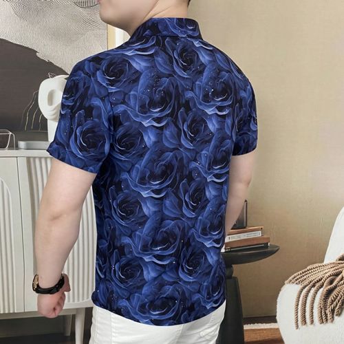 Ice silk short-sleeve shirt