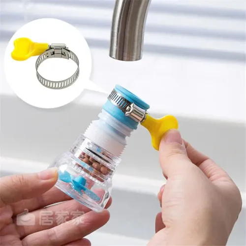 3Pcs Kitchen Anti-Splashing Faucet Can Rotate Extend The Filter Home Universal Water Faucet Multifunction Wash Basin Shower Faucet