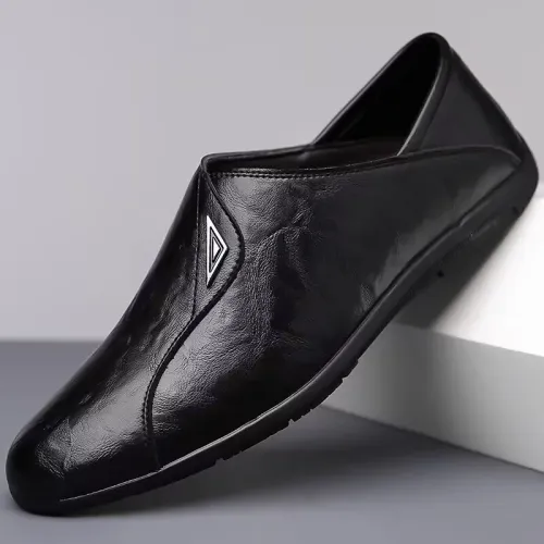 Casual Slip on Shoe Comfy Loafers Men Outdoor Non-slip Driving Shoes Comfy Man Business Footwear