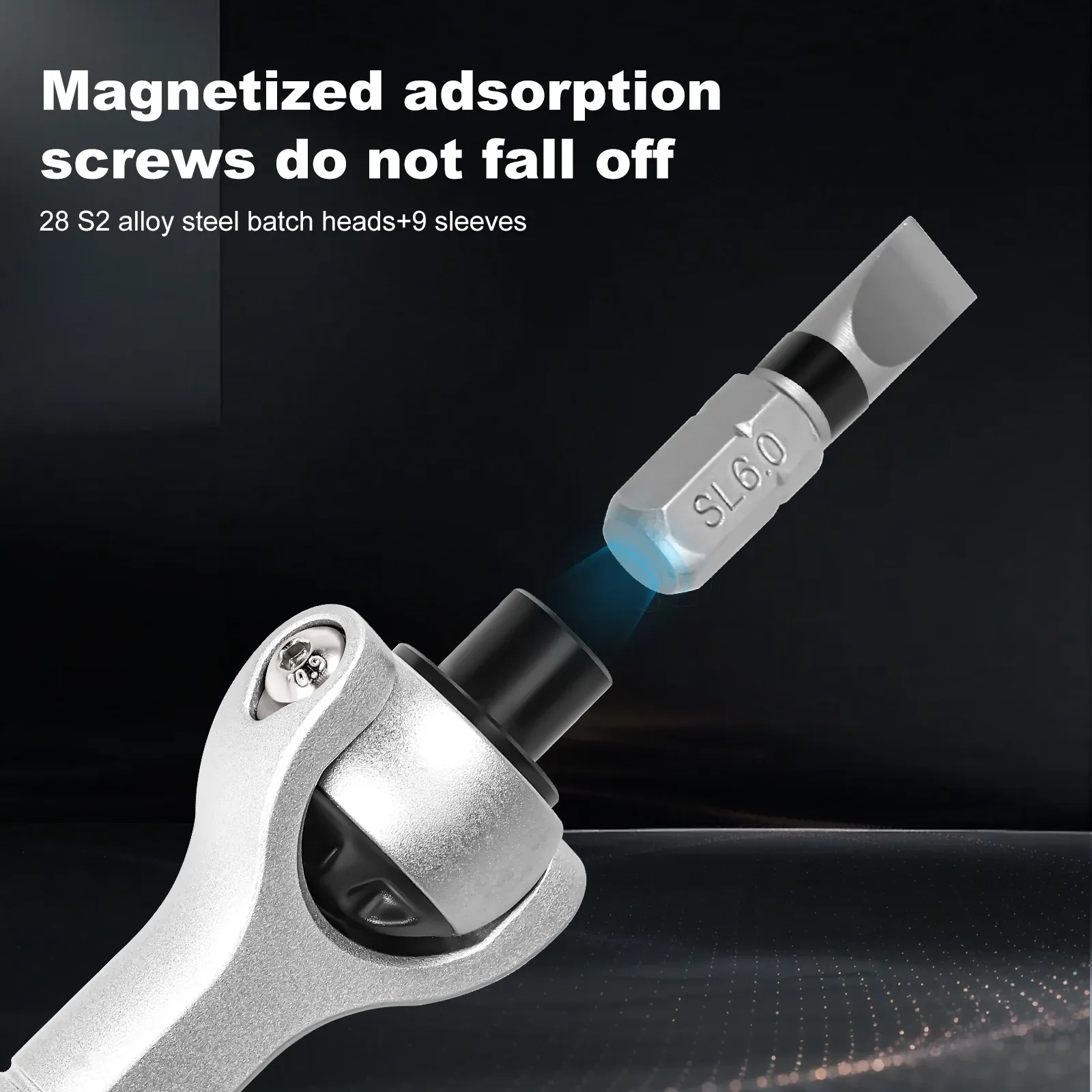Multi-purpose Ratchet Wrench Screwdriver Set Magnetic Bits Tools Set DIY Household Computer Car Bike Precision Hand Repair Tool