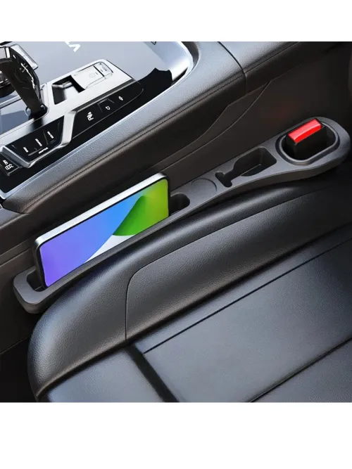 Car Seat Gap Filler Organizer PU Universal Car Seat Gap Anti-leak Stopper Strip Slot Seat Gap Storage Organizer Accessories