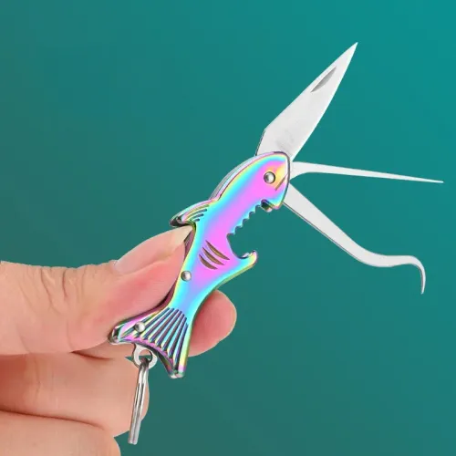 304 Stainless Steel Toothpick Multifunctional Folding Household Carry-on Tooth Picking Artifact Advanced Toothpick Bottle Opener