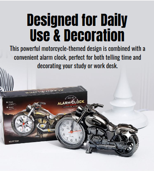 Creative Motorcycle Alarm Clock