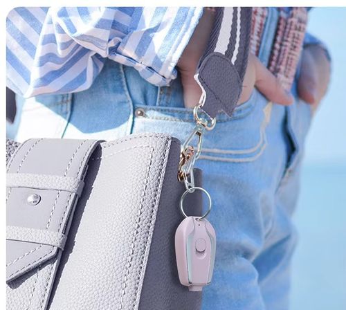 1500mAh Portable Pocket Emergency Mini Charging Keychain Power Bank for USB Type-C and iPhone