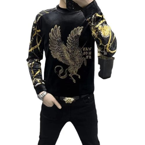 Trendy long-sleeve crew-neck pullover base layer