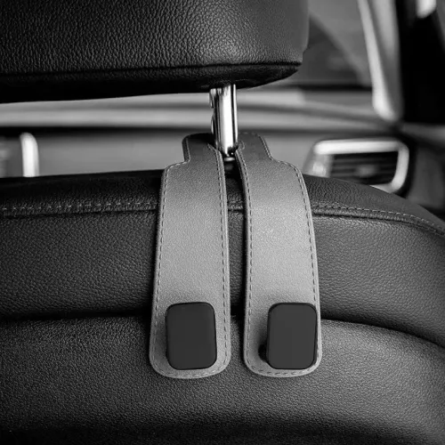 4pcs Car Headrest Hooks Hanger for Bags Seat Back Organizer Holder Clips Auto Fastener Hooks