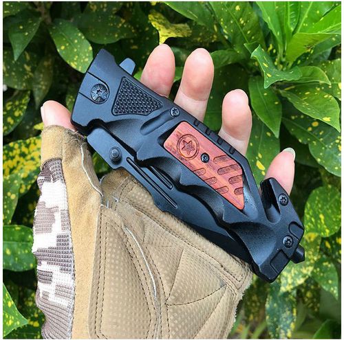 High hardness stainless steel folding knife self-defense tactical knife