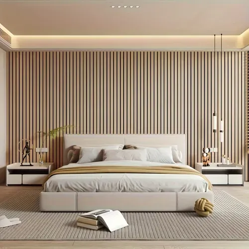 1 Roll Self-adhesive Wall Tiles Stickers Wood Grain Wallpaper Bedroom Kitchen Bathroom Living Room Decor Waterproof Wall Tiles