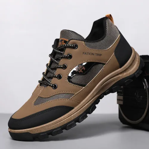 2026 Men Casual Sports Leather Outdoor Fashion Shoes Lightweight Sneakers Shoes