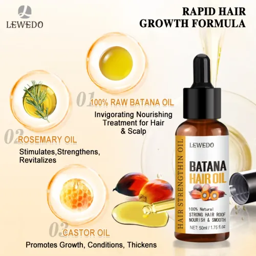 Fast Hair Growth for Men Women Pure Batana Oil Nourish Shiny Hair Healthy Hair Care Anti Hair Loss