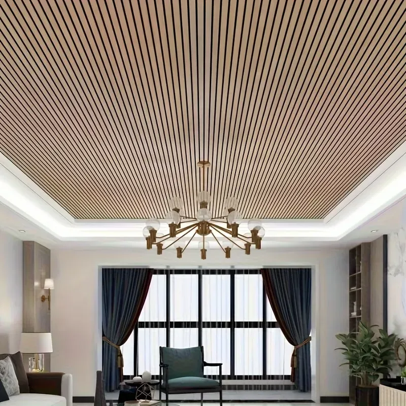 1 Roll Self-adhesive Wall Tiles Stickers Wood Grain Wallpaper Bedroom Kitchen Bathroom Living Room Decor Waterproof Wall Tiles