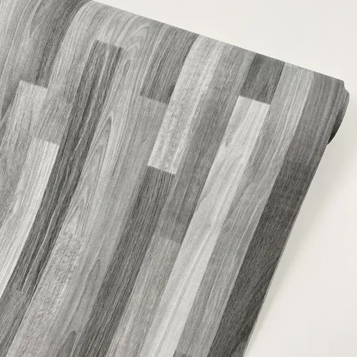 5 pcs 50cm*2m PVC Retro-Style Wood Grain Self-Adhesive Floor Stickers Thickened And Wear