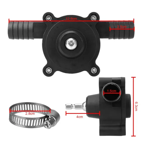 Household Small Water Pump Hand Electric Drill Water Pump Convenient DC Water Pump Self Suction Centrifugal Pump Tool Accessory