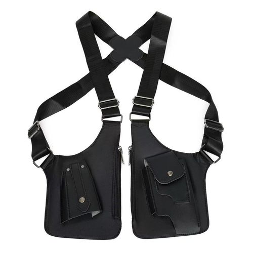 Waterproof PU functional gun case strap, anti-theft crossbody bag for mobile phones