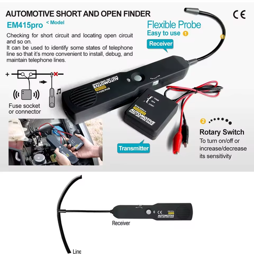 Car Automotive Short & Open Finder Circuit Finder Tester Car Repair Tool detector Tracer for wire or cable