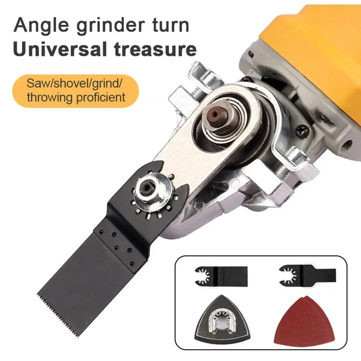 Angle Grinder to Oscillating Multi-Tool Converter Kit