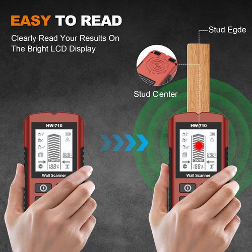 New Five-in-One Wall Detector for Stud and Column Detection