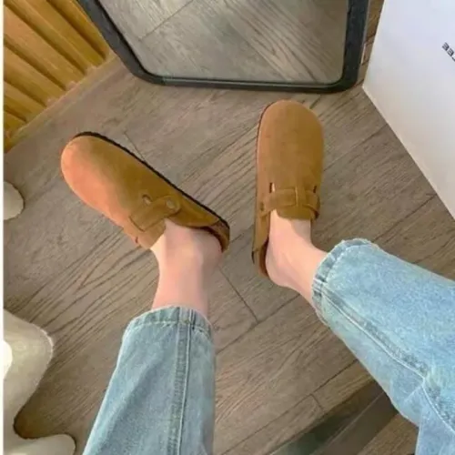 Soft Sole Cork Slides Outdoor Slippers