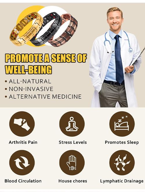 Cross Double Row Magnetic Bracelet - Found your stress-relief secret, Magnetic Wellness Boost