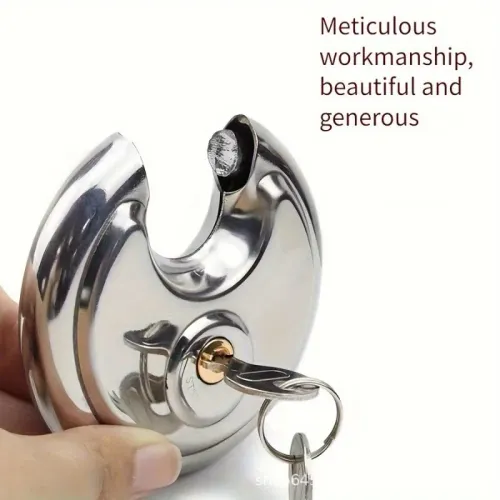 Stainless steel round cake lock with copper core for secure locking