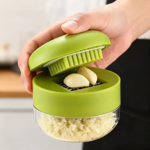 1Pc Manual Garlic Press Crusher Mincer Ginger Squeezer Kitchen Accessories Gadgets Tools Home Cooking Camping BBQ Chopper