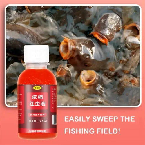 100ml High Concentration Fishbait Strong Fish Attractant Concentrated Red Worm Liquid Fish Bait
