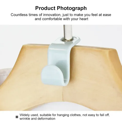10Pcs Clothes Hanger Hooks Space Saving Closet Connector Hook Cascading Hanger Plastic Extender Clips Wardrobe Coat Organizer