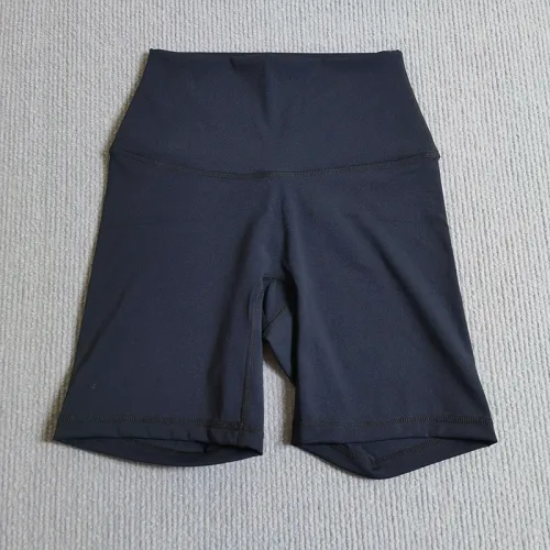 Solid Color Women Fitness Sports Short High Waist Yoga Short Leg Cycling Comprehensive Training Jog Squat Proof