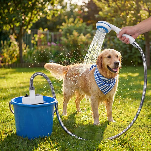 🔥Camping Essentials - While Stocks Last💦Portable Shower for Camping with Water Pump🚀