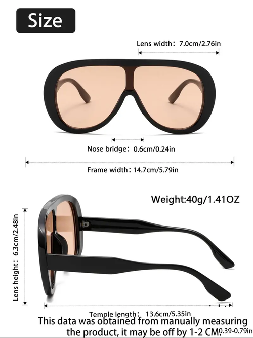 Women's Fashion Oversized Geometric Sunglasses Trendy Casual Sunglasses Travel Versatile Sun Glasses for Daily Wear Vacation Photography