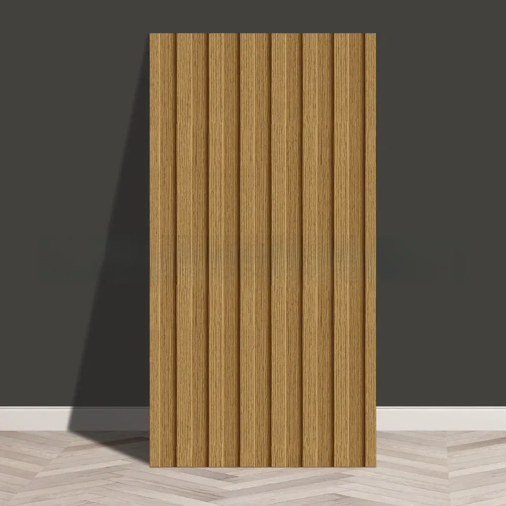 New Self-adhesive 3D Wall Sticker Moisture-proof PVC Wood Grain Sticker Waterproof Decorative Stripe Wall Tile Sticker Kitchen