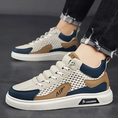 Breathable mesh casual shoes, sneakers, men's shoes, slip-resistant and wear-resistant