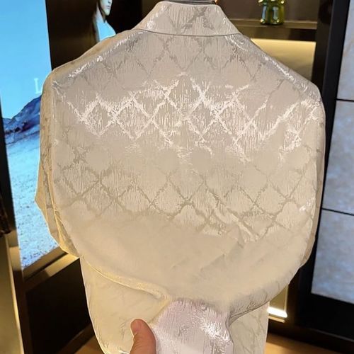 White Ice Silk Short Sleeve Top (Affordable Luxury Style)