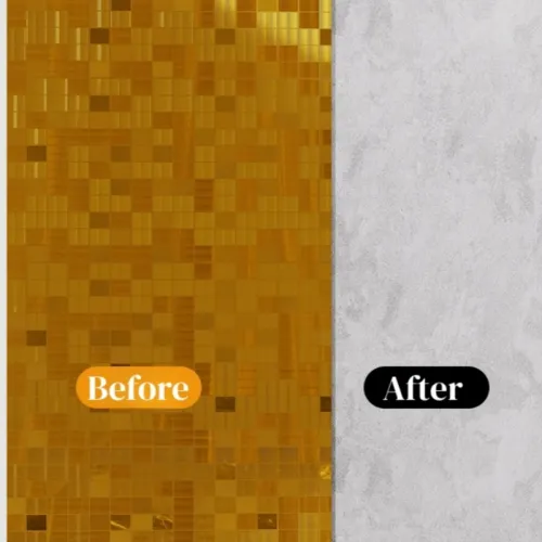 300cm*40cm Gold self-adhesive wall sticker