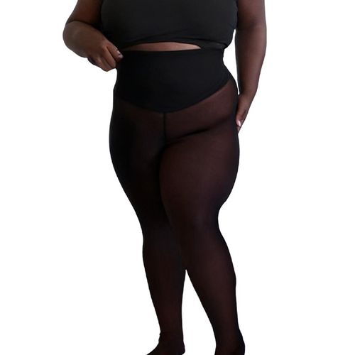 Thin, shaping leggings for women, with compression function at the waist.