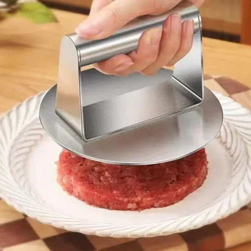 3pcs Stainless Steel Meat Pie Making Tool House Kitchen Meat Press Cake Pressing Die