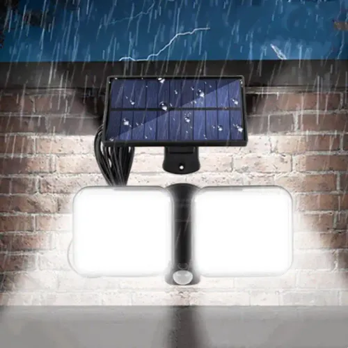 LED Solar Lights Outdoor Motion Sensor Human Induction 3 Modes IP65 Waterproof Solar Power Garage Yard Corridor Wall Lamp