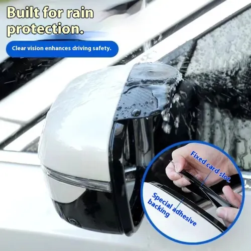 New Carbon Fiber Rain Eyebrow Ultra-Lightweight & Durable Design with Universal Mounts for Cars/Motorcycles