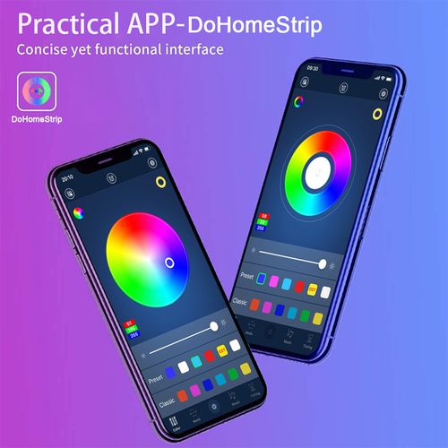 Bluetooth ambient light USB light strip TV wall self-adhesive light strip remote control