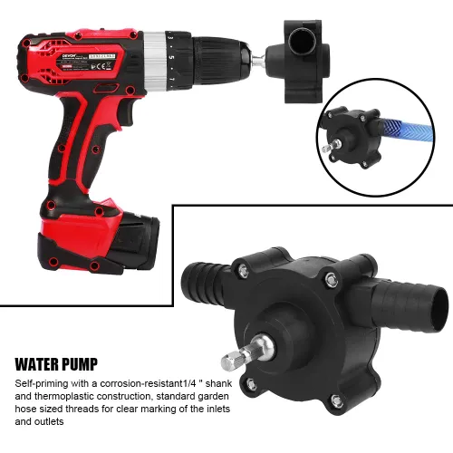 Electric Drill Pump Mini Hand Self-priming Liquid Transfer Pumps