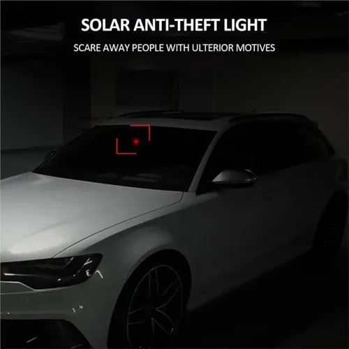 2PCS Solar Anti-Theft LED Flashing Lamp