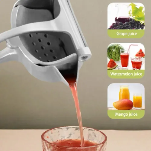 Fruit Juice Squeezer Heavy-Duty Metal Lemon Squeezer Easy Manual Citrus Press Juicer Ergonomic & Durable For Fresh Juice
