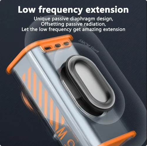 🔥Tokyo Transparent mecha wireless bluetooth speaker 597